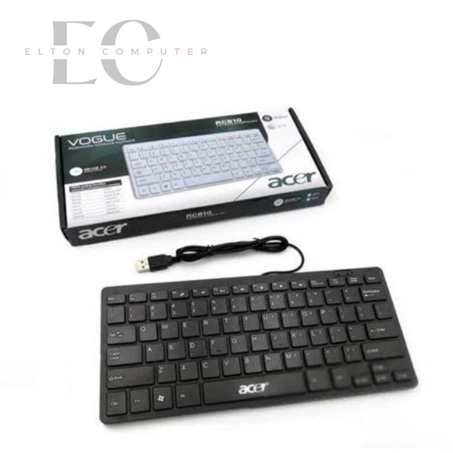 Keyboard Mini Logo Branded (USB) Komputer Laptop PC / Keyboard Mini Acer / Keyboard Mini / Keyboard 