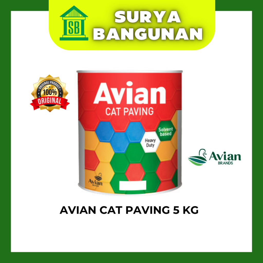 Cat Paving/ Cat lapangan / Cat Beton Avian 5 kg