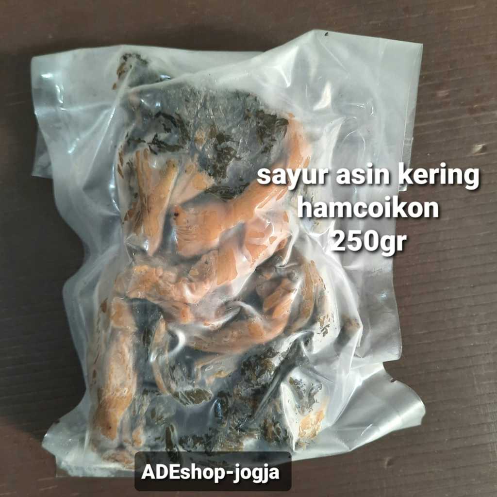 

sayur sawi asin kering 250 gr ham choi kon moi coi