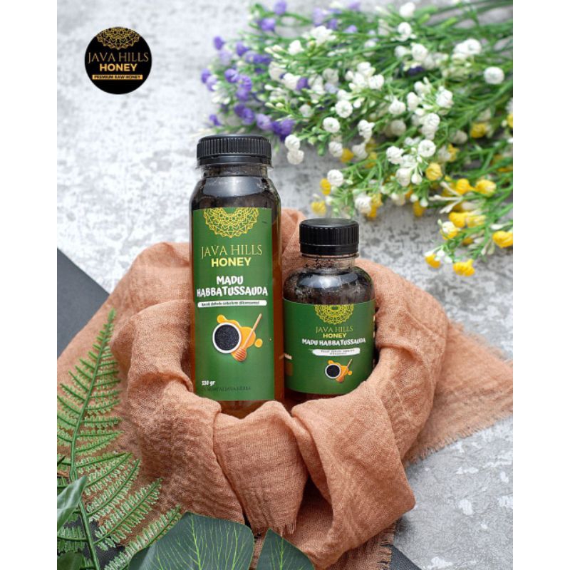 

Madu Habbatussauda 330gr/Madu Herbal Java Hills Honey/Imunitas, stamina tubuh, darah kotor, peredaran darah, sel kanker