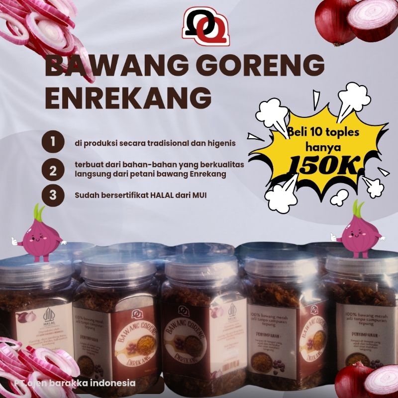 

TERLARIS bawang goreng enrekang