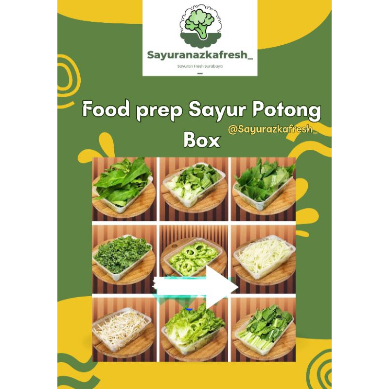 

food prep sayur potong