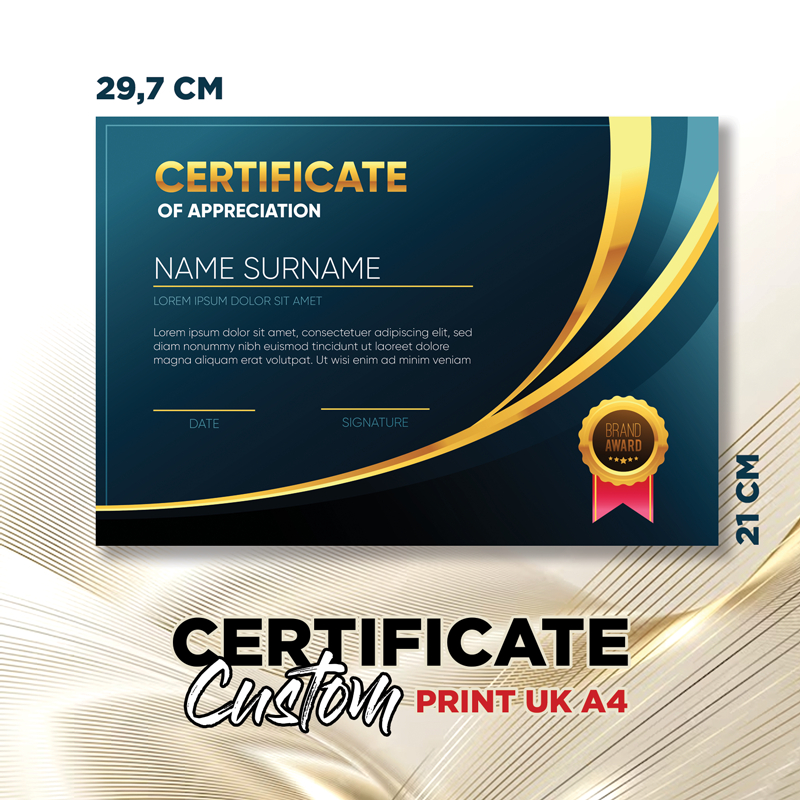 

Cetak Sertipikat ukuran a4 print sertifikat custom piagam