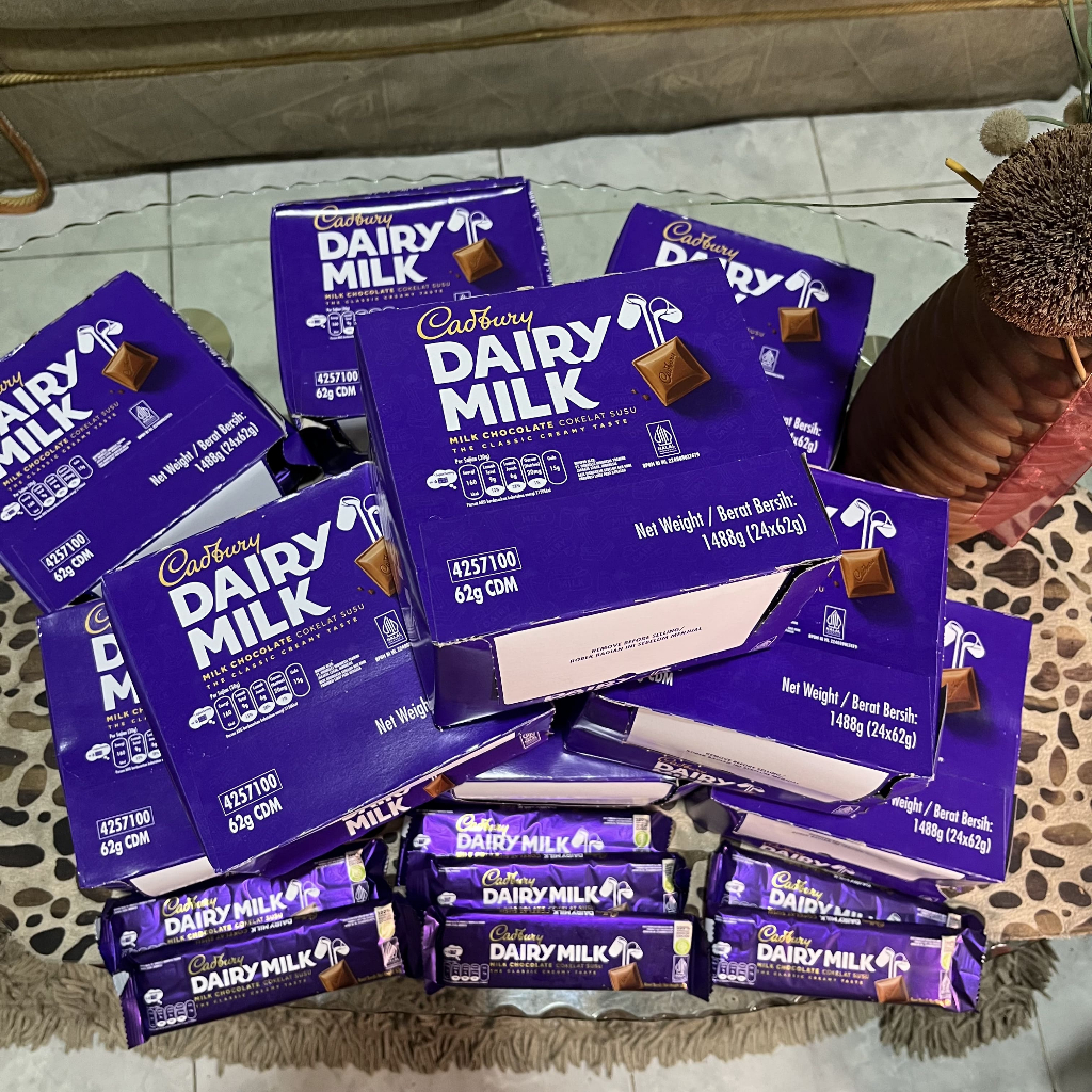 

Cokelat Cadbury Original 62 Gram 1 Box