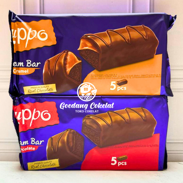 

LUPPO Dream Bar Chocolate Caramel Cake Premium Quality Real Chocolate 150g