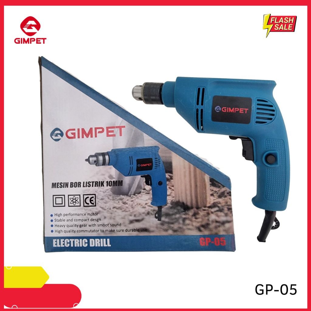 MESIN BOR LISTRIK BOLAK BALIK UK.10MM bor tangan listrik MAKITA 380W bor beton bor tembok alat bor b