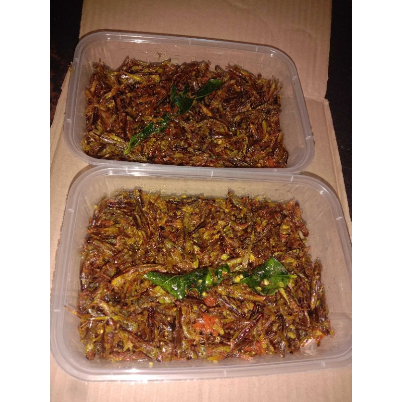 

Belalang goreng utes uenak 150 gram