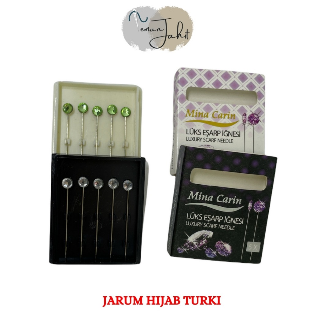 Jarum Pentul Hijab Turki - Jarum Hijab Model Berlian - Jarum Jilbab