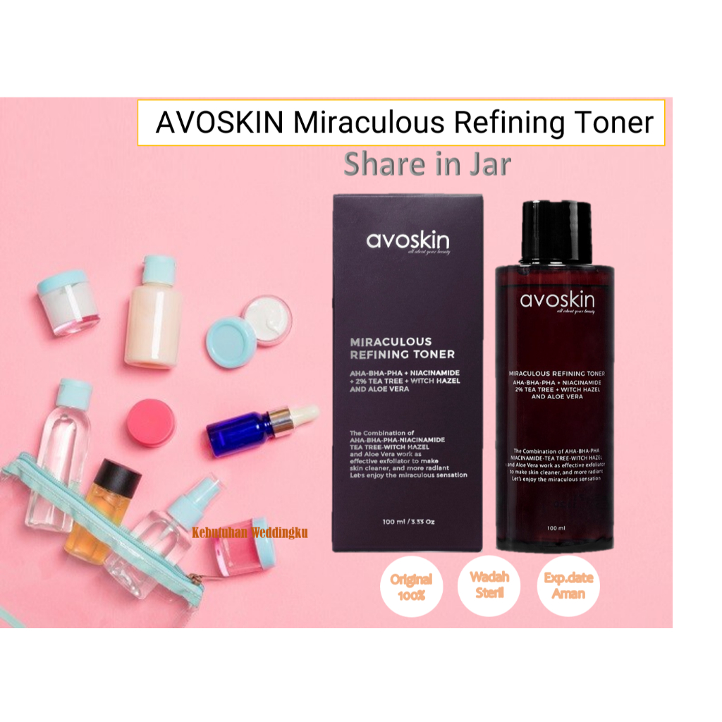 [ Share in Jar ] AVOSKIN Miraculous Refining Toner Share In Jar