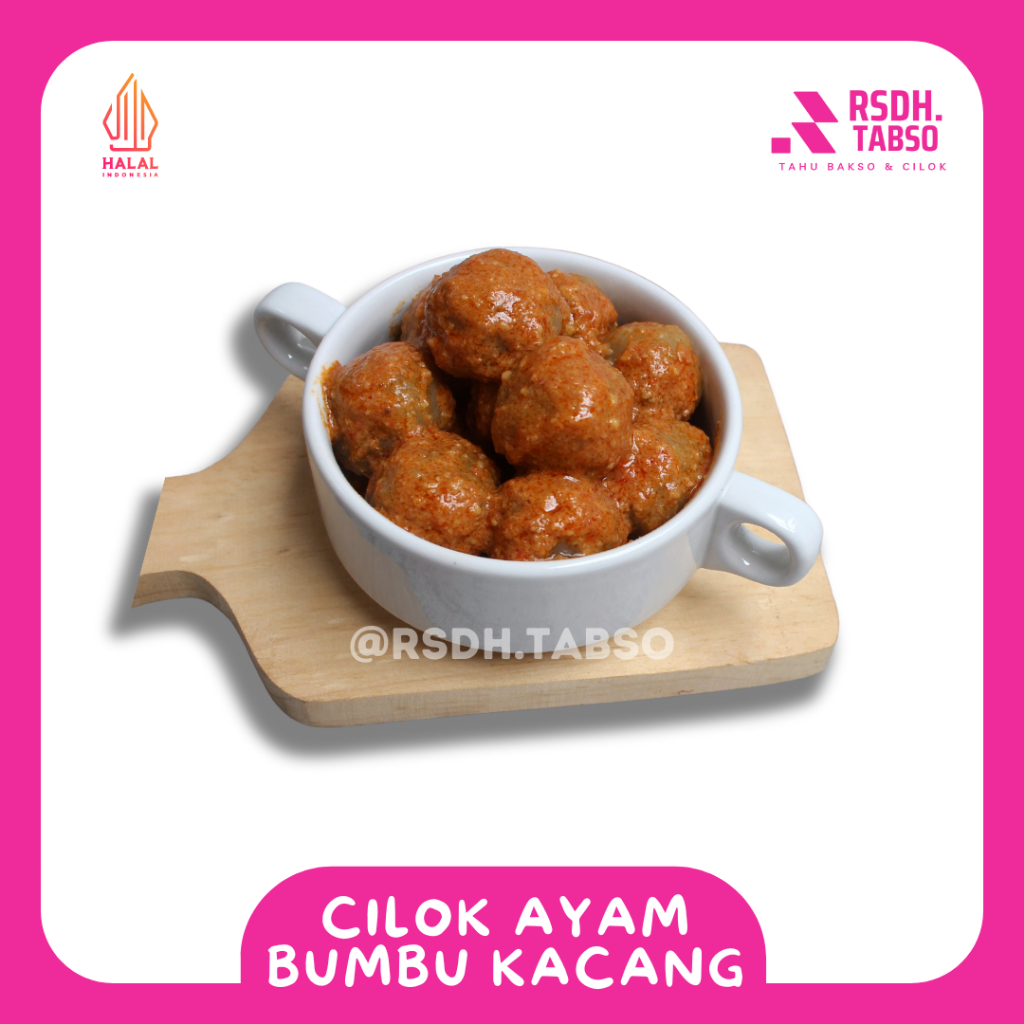 

Baso Cilok Ayam 20 pcs bumbu kacang halal tanpa pengawet