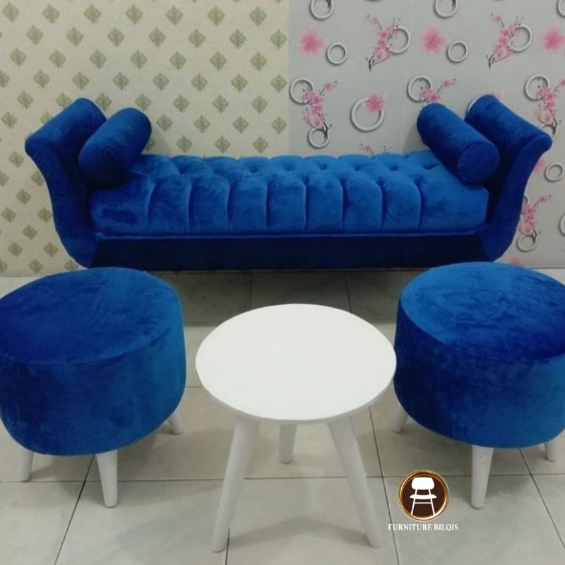 kursi stool set meja