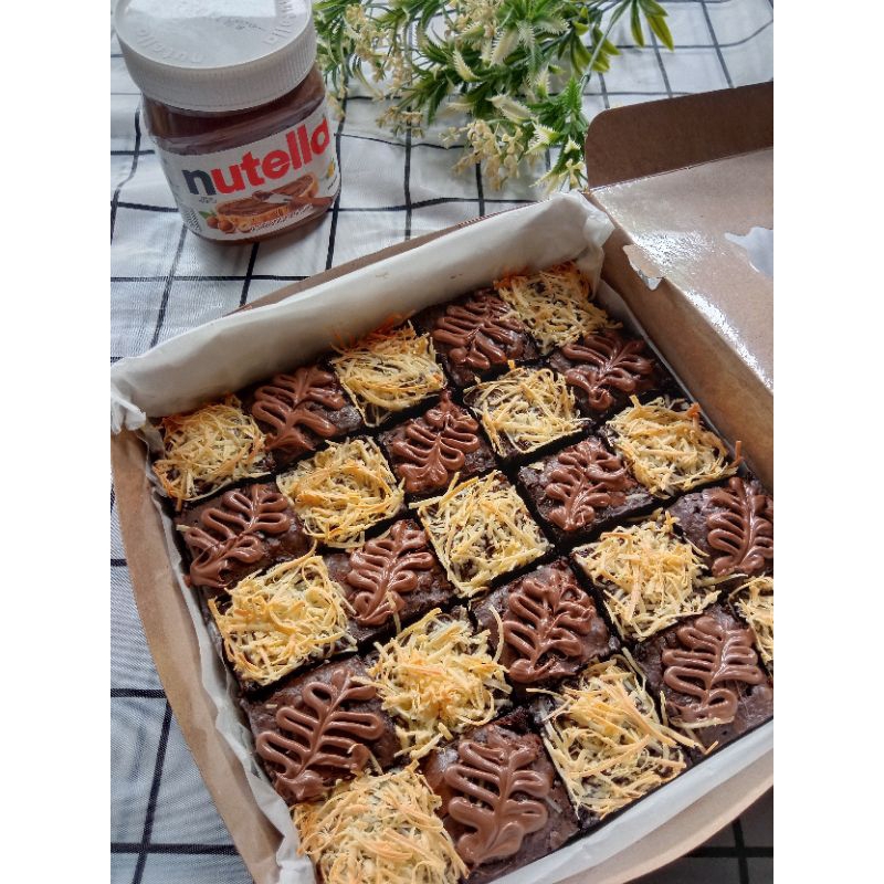 

Fudgy brownies nutella