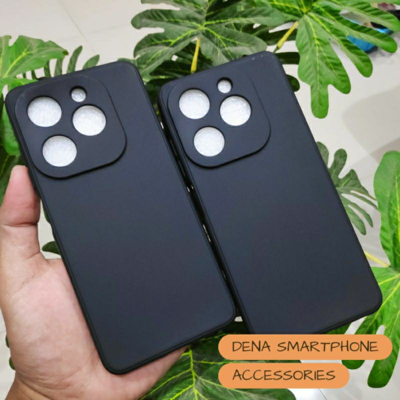 Soft Case Infinix Smart 8 Black Hitam Polos