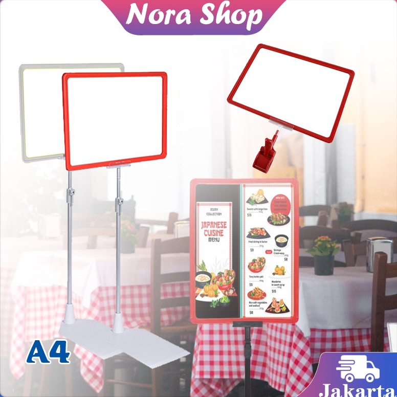 

Papan Harga Untuk Jualan Frame Display Promo Standing Display Standing A4 Stand Promosi Tokog KODE W7S3