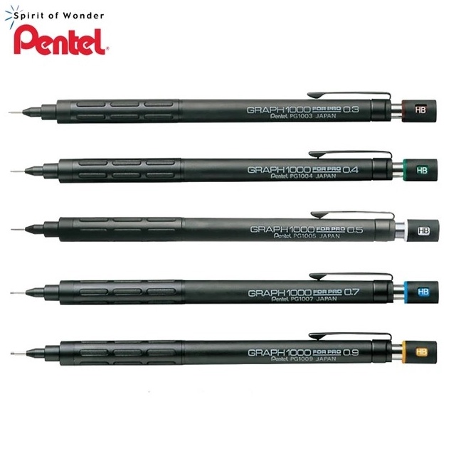 

Pentel Graph 1 For Pro Professional Drafting Mechanical Pencil 3mm 4mm 5mm 7mm 9mm Pensil Mekanik PG13 PG14 PG15 PG17 PG19 KODE U4O4