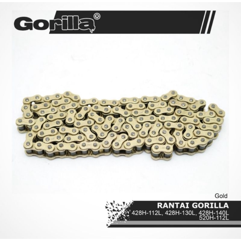 rantai gorilla gold 428 rante motor gorilla import