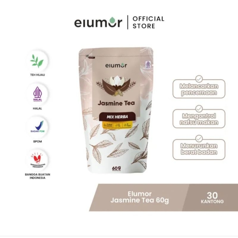 

ELUMOR JASMINE TEA MIX HERBA 60G