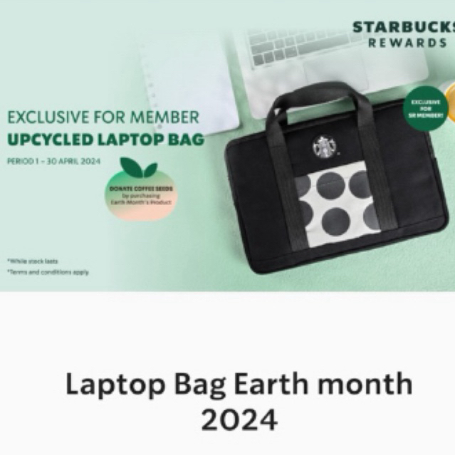 starbucks laptop cas / laptop bag