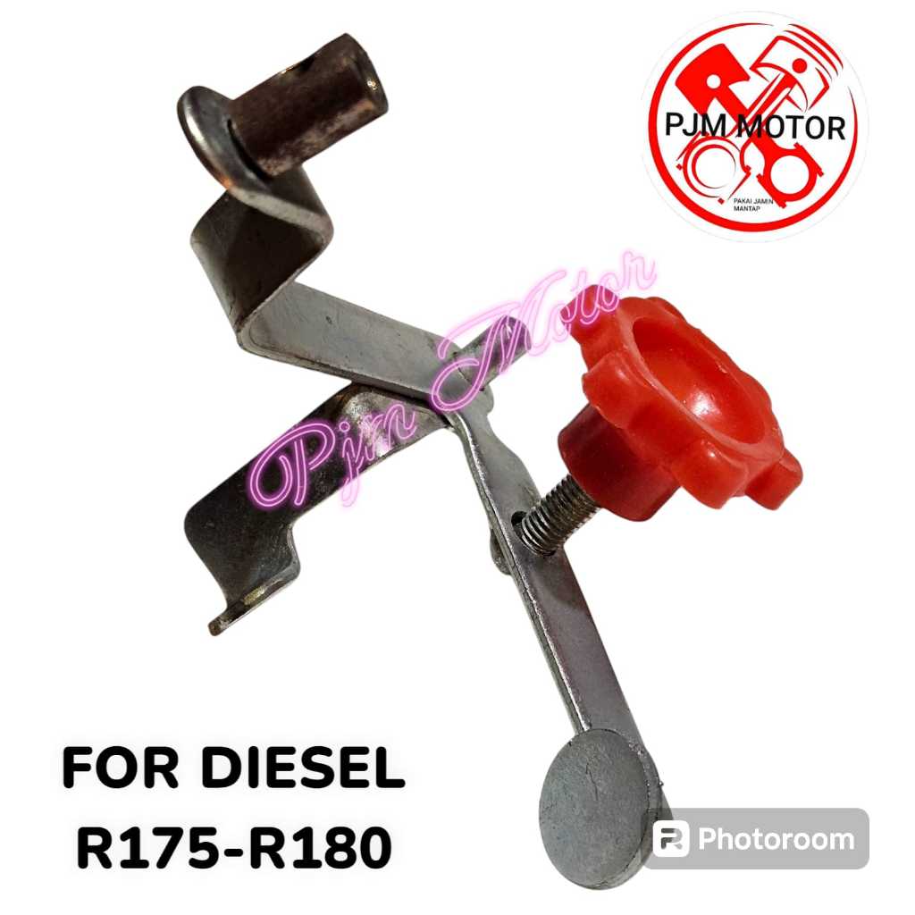 R175 governor gas governur control lever gagang stelan gas plus knob mesin diesel pengerak r180 7pk 