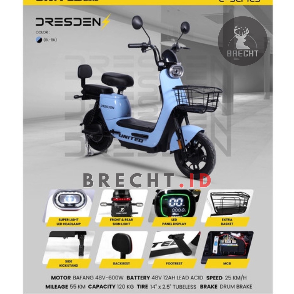 Sepeda Listrik Electric Bike United Dresden