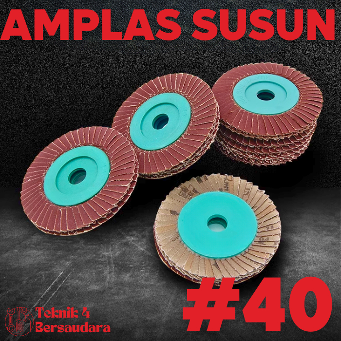 Amplas Susun Flexible Flap Disc Grit 40