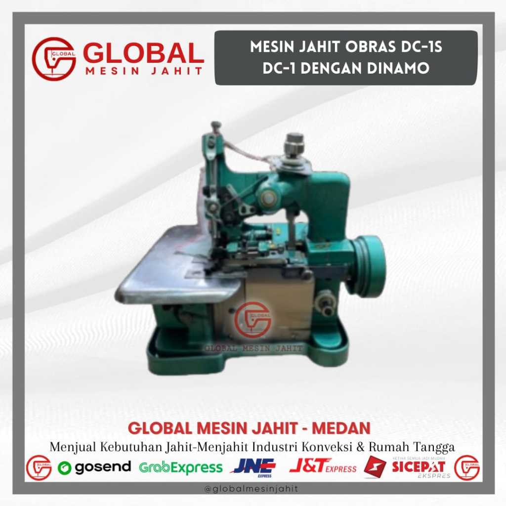 Mesin Jahit Obras DC-1S DC-1 Dengan Dinamo