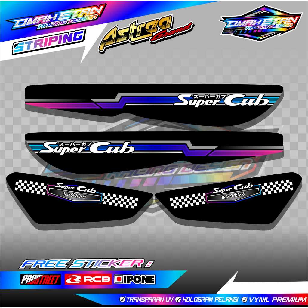 STRIPING VARIASI HONDA ASTREA GRAND / STICKER LIST MOTOR HONDA ASTREA GRAND