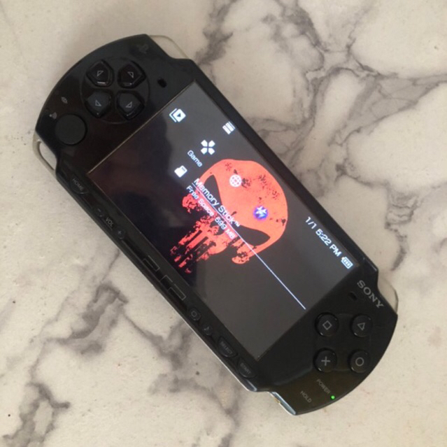 PSP 2000 8Gb Red Ghost Rider / Full Game / Siap Main