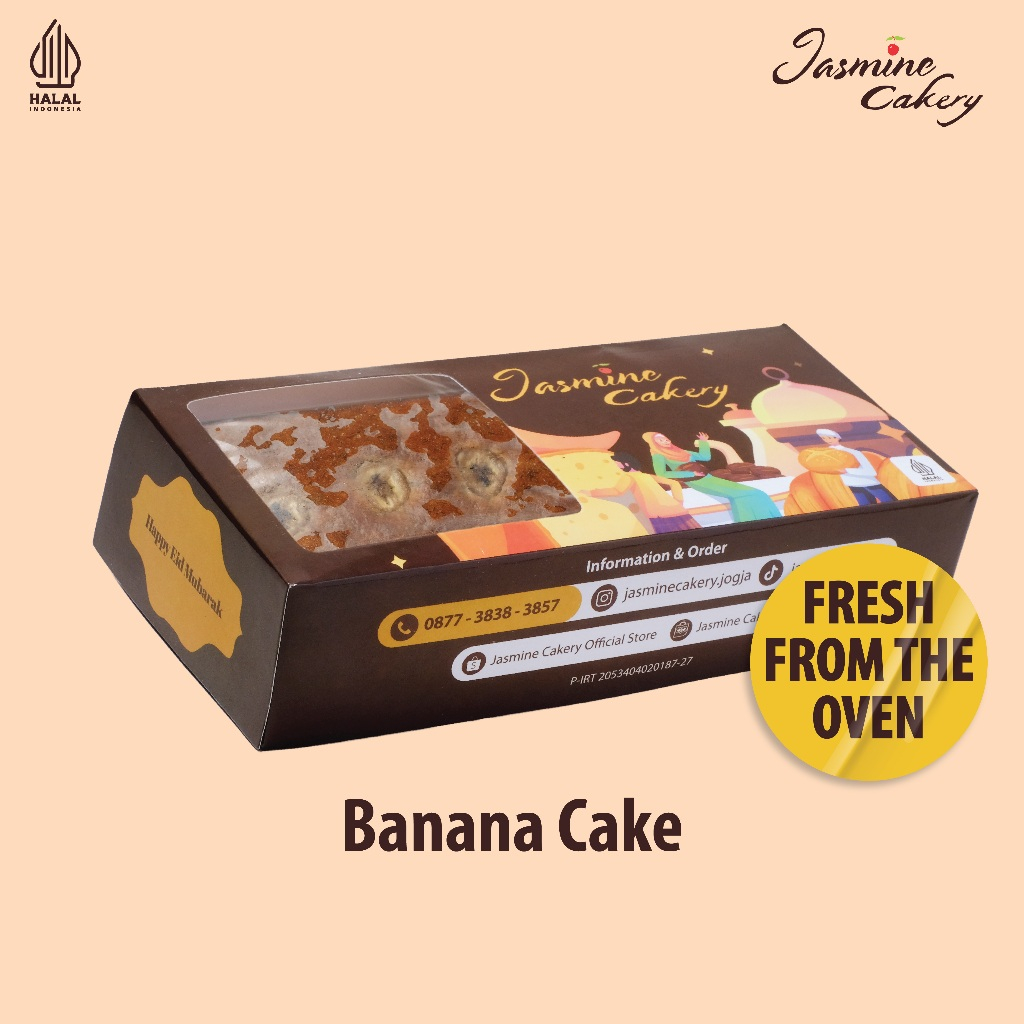 

BANANA CAKE BOX 10X22CM (ORI/COKLAT) / CAKE BOX
