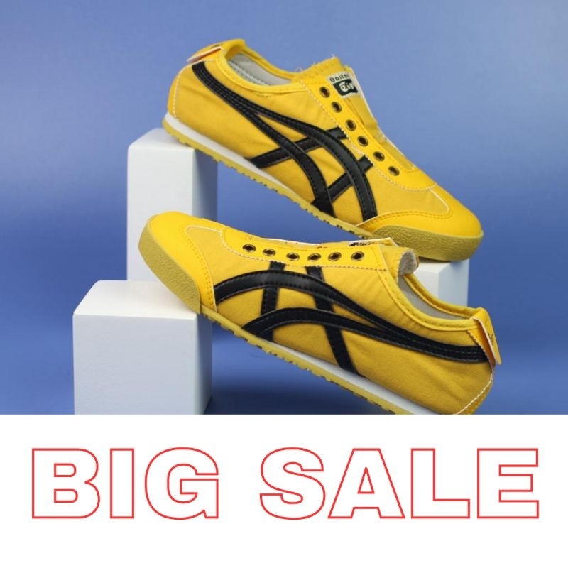 Sepatu Onitsuka Tiger Slip On Yellow Black