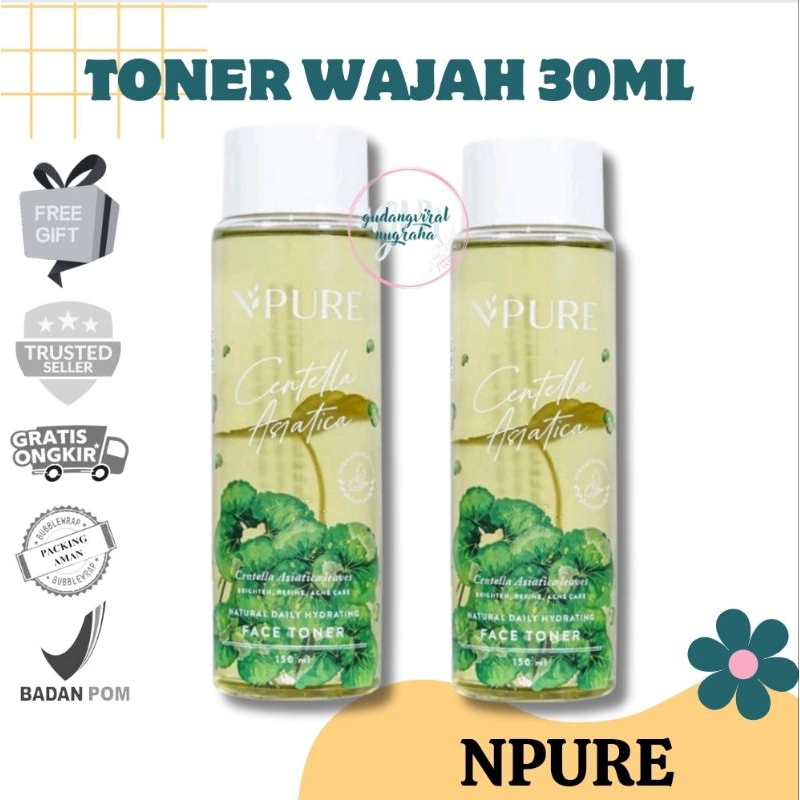 ~GVN~ [30ML] TONER NPURE 30ML FACE TONER NPURE CENTELLA ASIATICA 30ML