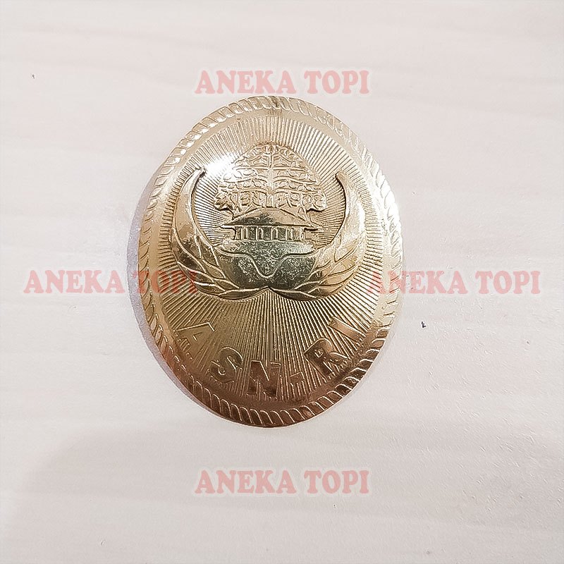 Pin Korpri ASN Pengait Magnet Lencana Pin Model Oval Pin ASN Korpri Oval - Aneka Topi