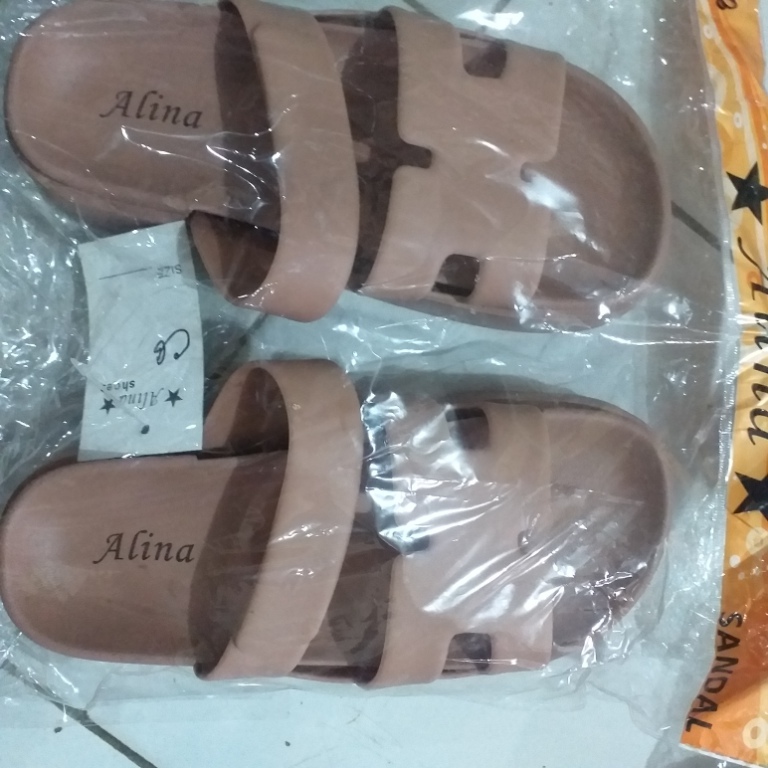 ALINA sandal Wanita , Karet