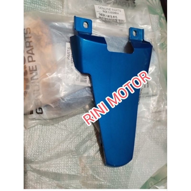 sambungan body bodi belakang cover tail blitz blitz r biru original