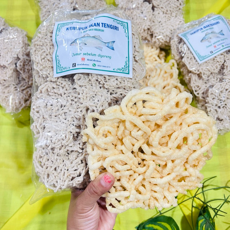 KRUPUK IKAN TENGGIRI KHAS MADURA / KRUPUK PATTOLA MADURA / KRUPUK IKAN SURAMADU