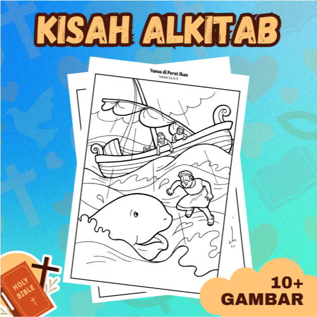 

Kertas gambar mewarnai anak A4 (KISAH ALKITAB KRISTEN)