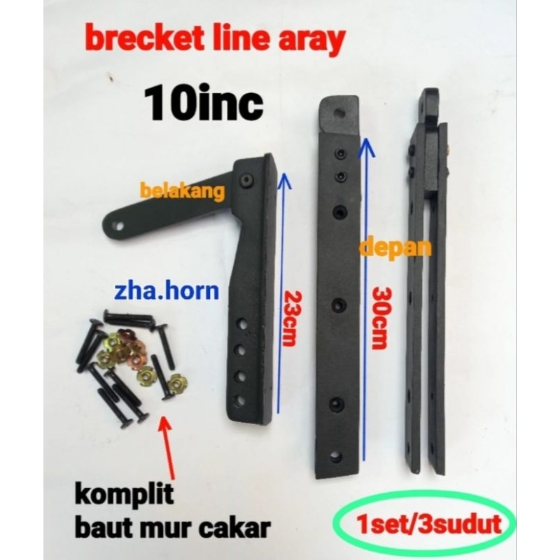 MURAH BRECKET BOX LINE ARAY 10inc BAHAN ALUMINIUM