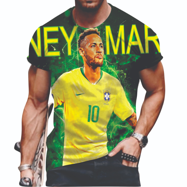 KAOS TAG THAILAND NEYMAR JUNIOR | AOP | UNISEX | CEWE | COWO | FOOTBALL PLAYER |