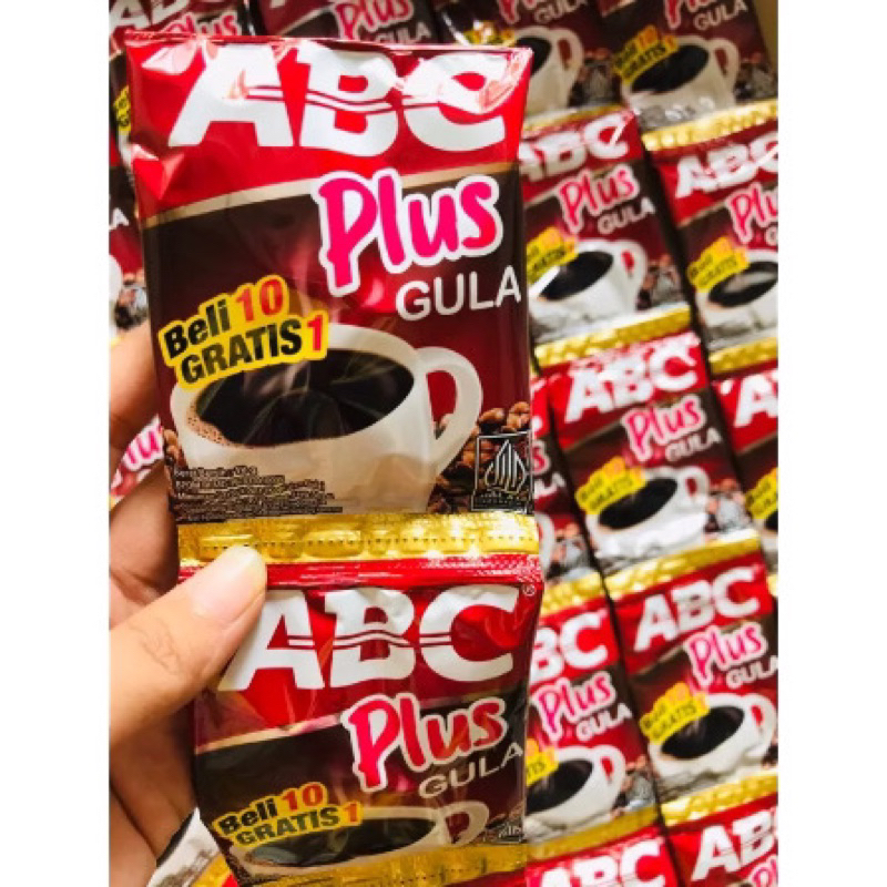 

1Renteng Kopi ABC Plus Gula isi 11pcs