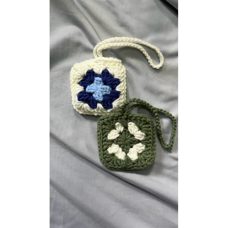 airpods earbuds case pouch crochet