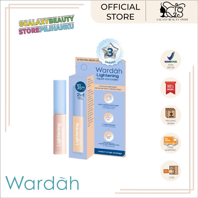 WARDAH LIGHTENING LIQUID CONCEALER / CONCEALER WARDAH