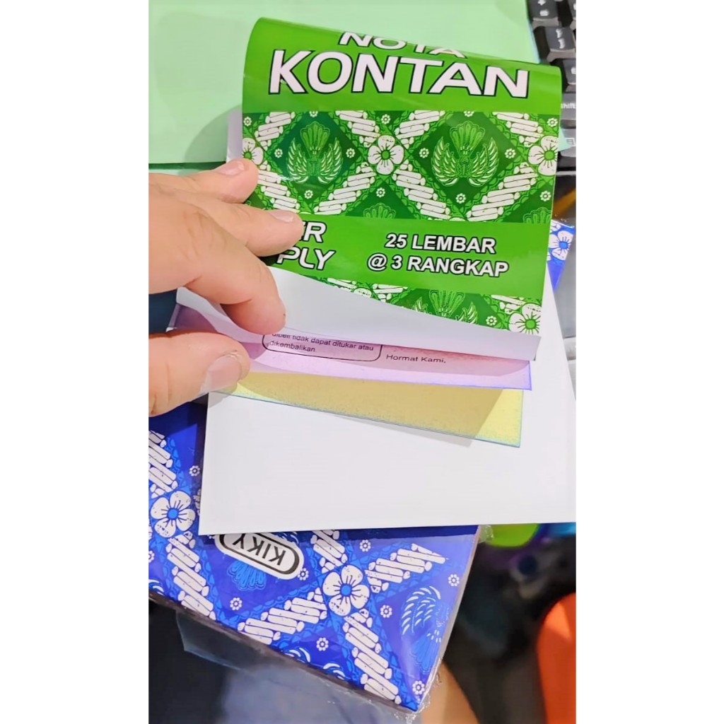 

Nota K3 Kontan kecil Kiky 3 PLY (1 pack isi 10)