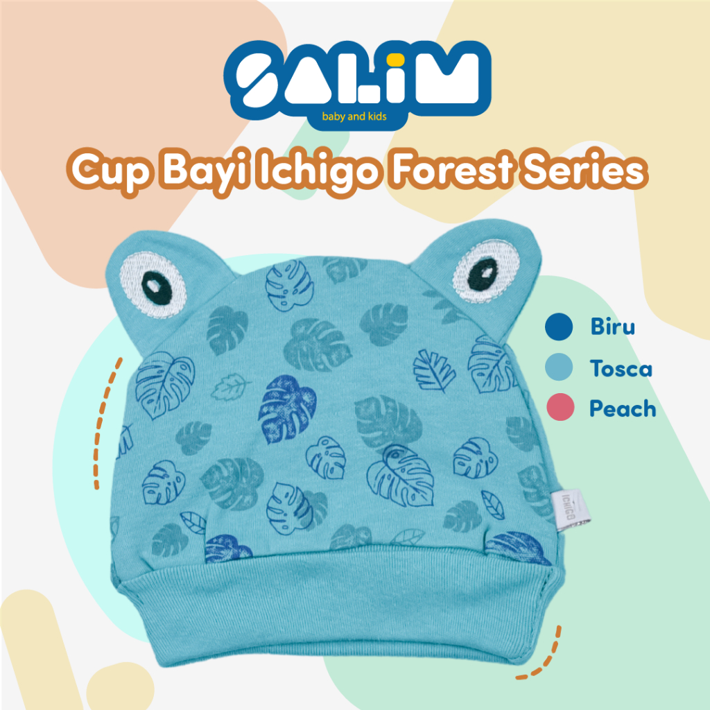 Topi Bayi / Topi Baby / Topi Ichigo / Cup Bayi Ichigo Forest Series