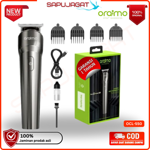 Oraimo OPC-TR10P Electric Shaver - Alat Cukur Elektrik Profesional dengan Motor Powerful dan Durable