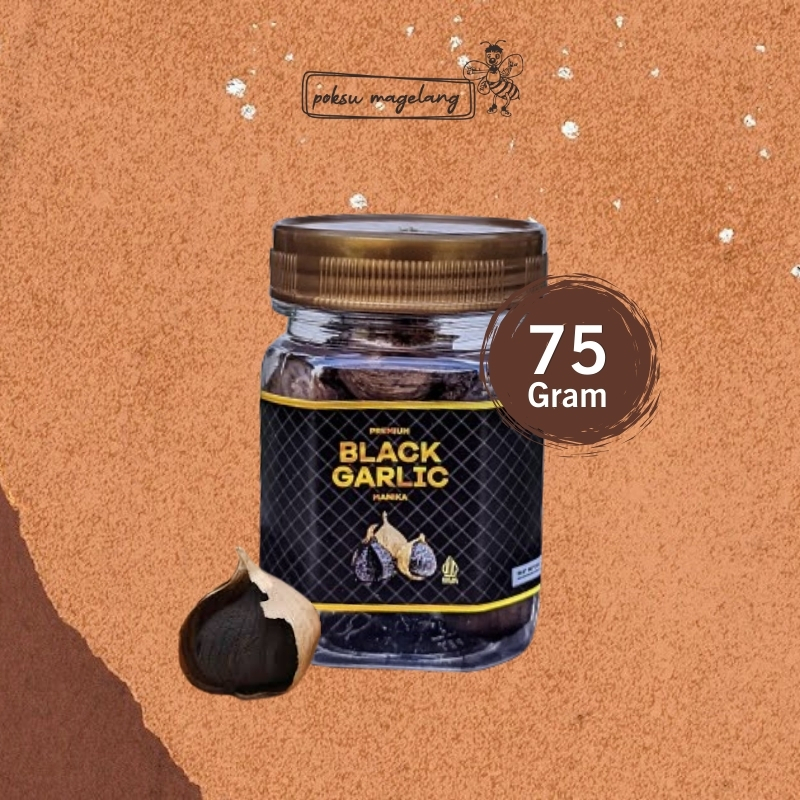

Black Garlic Tunggal Manika 75g Bawang Hitam Lanang Kualitas Premium