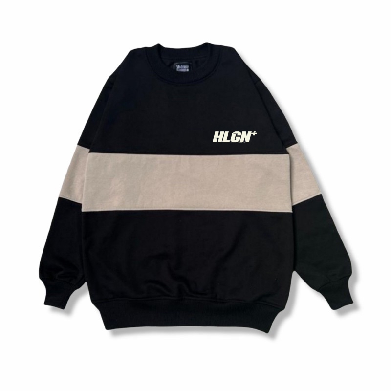 baru sweater HLGN, sweater street style, sweater casual 3D sedia size jumbo pria wanita