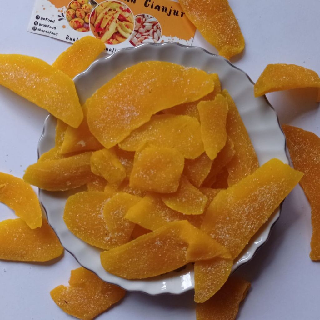 

RB22 MANISAN MANGGA KERING KEMASAN TOPLES 400ML MANGGA CIREBON MANISAN BUAH CIANJUR BY KNY