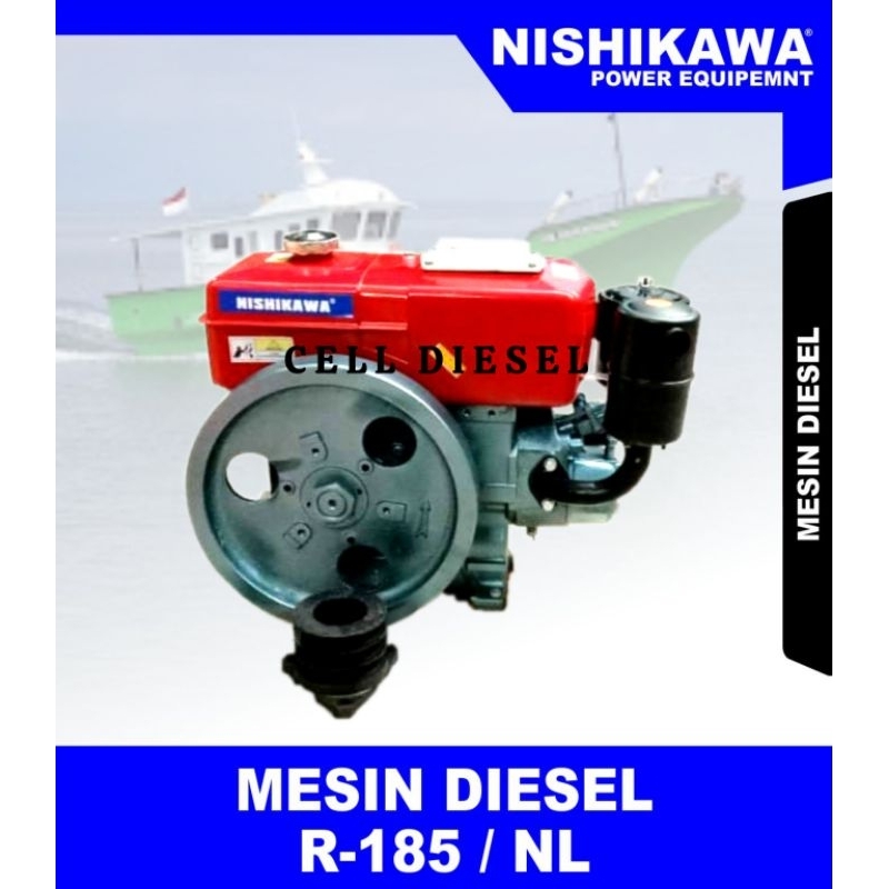 mesin diesel Nishikawa R185 NL mesin penggerak 12 HP