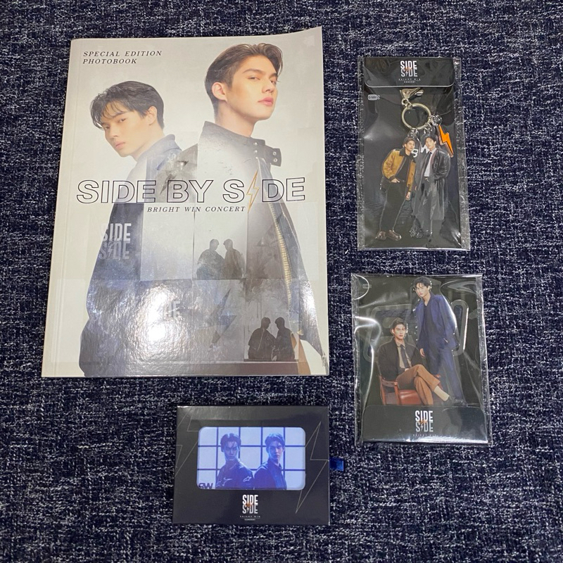 SIDE BY SIDE SBS BRIGHTWIN BW CONCERT PHOTOBOOK KEYCHAIN STANDEE PHOTOCARD PC