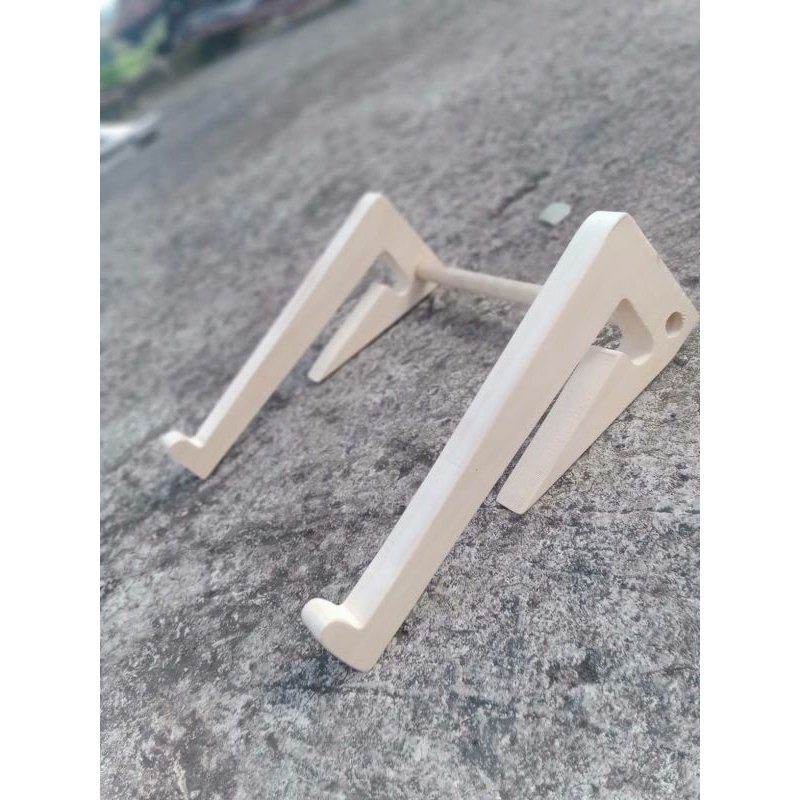 stand laptop mini dudukan penyimpanan laptop mini warna putih
